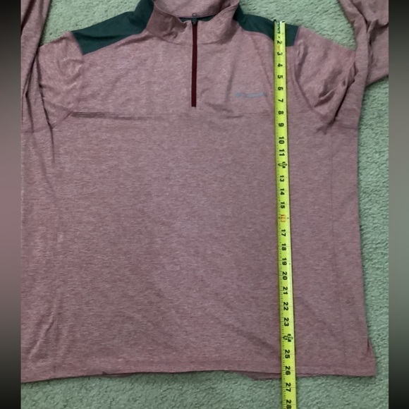 Columbia Men’s Large 1/4 Zip Long Sleeve Omni-Wick Pullover - Picture 7 of 8